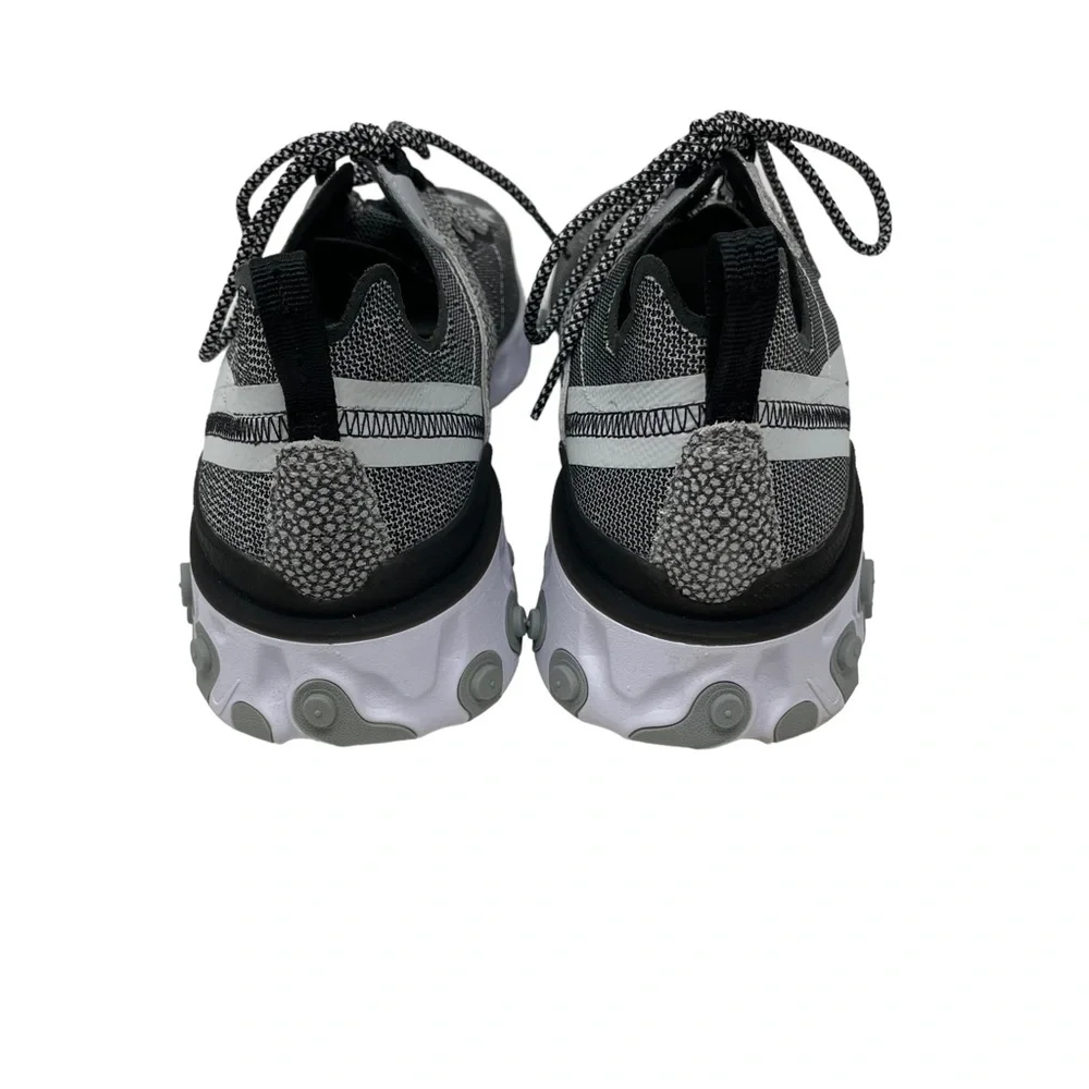 EUC Nike React Element 55 SE Safari‎ Grey Men's 7.5 CD2153-100
